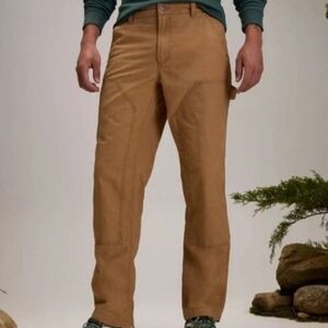 NWT Alpine Design Utility Pants Mens 36 X 34 Khaki 100% ORGANIC Cotton Relaxed